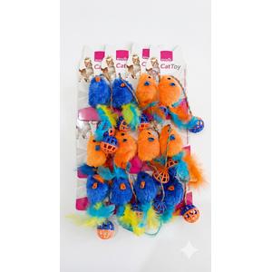 Zilli Plastik Toplu Kedi Oyuncak Fare - 03789