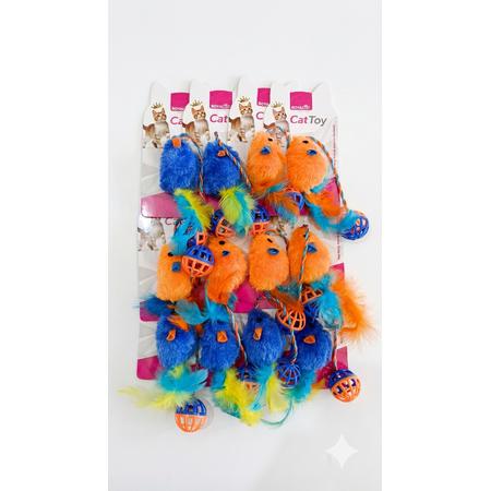 Zilli Plastik Toplu Kedi Oyuncak Fare - 03789