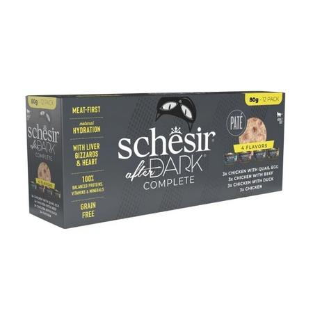 Schesir After Dark Pate Et Suyunda Karışık Lezzetler Yetişkin Konserve Kedi Maması adp-21149904-549945