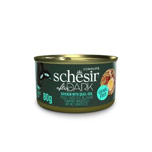 Schesir After Dark Tavuk ile Bıldırcın Yumurtası Et Suyunda Yetişkin Kedi Konservesi 80gr ADP-21112160-121011