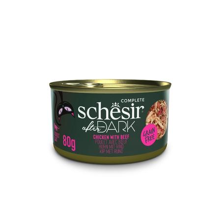Schesir After Dark Tavuk ile Sığır Et Suyunda Yetişkin Kedi Konservesi 80gr	ADP-21112260-112217