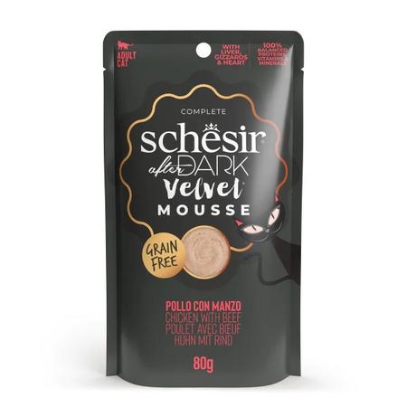 Schesir After Dark Tavuk ile Sığır Mus Yetişkin Kedi Pouch 80gr ADP-21232360-132307