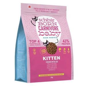 Schesir Born Carnivore Baby Tavuklu ve Yumurtalı Yavru Kedi Maması 255gr ADP-23380464