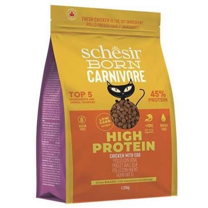 Schesir Born Carnivore Tavuk ve Yumurtalı Yetişkin Kedi Maması 1,25kg ADP-23382106