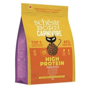 Schesir Born Carnivore Tavuk ve Yumurtalı Yetişkin Kedi Maması 255g ADP-23380164