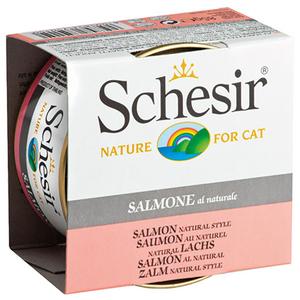 Schesir For Cat Su İçerisinde Somonlu Kedi Maması 85g