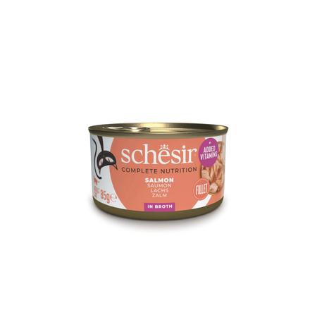 Schesir For Cat Su İçerisinde Somonlu Kedi Maması 85g