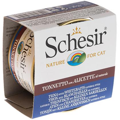 Schesir For Cat Su İçerisinde Ton ve Ringa Balıklı Kedi Maması 85g ADP-C177
