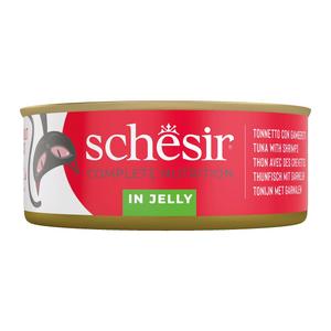 Schesir Ton Balıklı Karidesli Jöleli Kedi Konservesi 50 GR