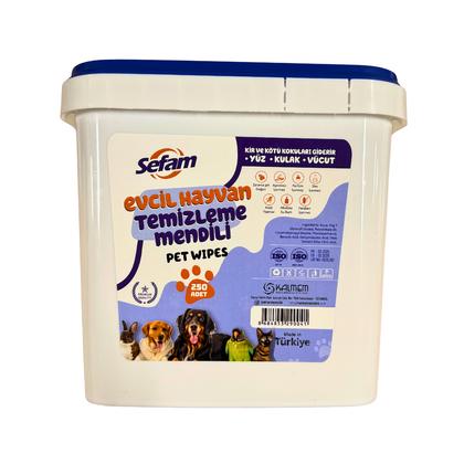 Sefam 250'Li Parfümsüz Kova Islak Mendil  sfm-90041