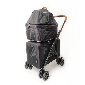 sfrp LD03F-b  Zampa Tsunoda Kedi & Köpek Arabası Siyah 50X83X102cm 