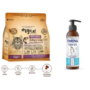 Somon Balıklı Diyet & Kısır Kediler İçin Besleyici İkili Paketi