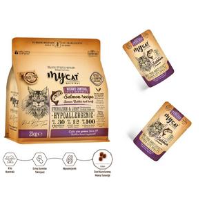 Somon Balıklı Diyet & Kısır Kediler İçin Lezzet Paketi