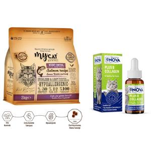 Somon Balıklı Diyet & Kısır Kediler İçin Tüy Sağlığı Paketi