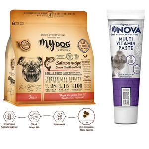 Somon Balıklı Küçük ve Orta Irk Köpekler İçin Bağışıklık Sistemi Güçlendirici Paketi