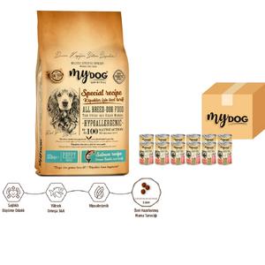 Somon Balıklı Yavru Köpekler İçin 12kg Lezzet Paketi