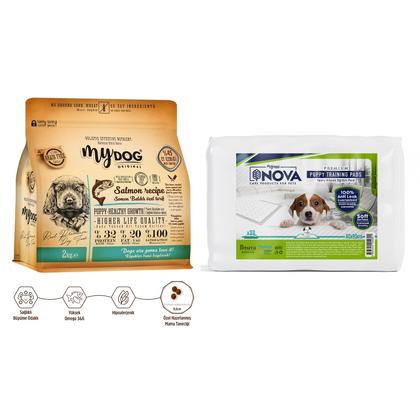 Somon Balıklı Yavru Köpekler İçin Temel İhtiyaç Paketi