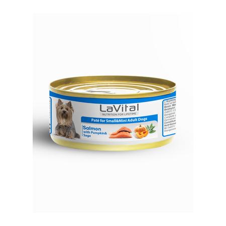 Somonlu, Balkabaklı ve Adaçaylı Mini Irk Yetişkin Köpek Konservesi 85GR