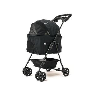 SP02FL-B Zampa Norris Kedi & Köpek Arabası Siyah 46X83X105cm 