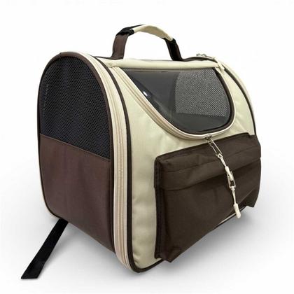 Space Model Pet Backpack Kahverengi