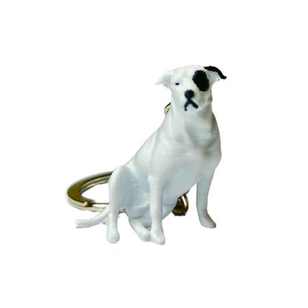 Staffordshire Siyah Beyaz Anahtarlık ANT00038