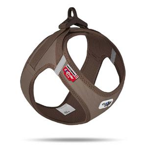 SU2979-CURLI VEST HARNESS CURLI CLASP CORD BROWN M brsp