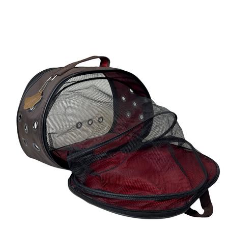 Süet Şeffaf  Flybag Çanta Kahve 