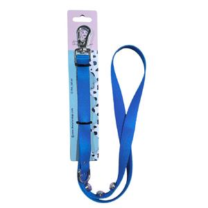 Swarovski Taşlı Metal Klipsli Gezdirme Sevk Kayışı Lacivert