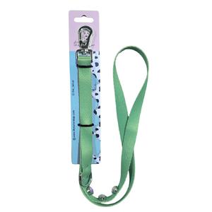 Swarovski Taşlı Metal Klipsli Gezdirme Sevk Kayışı Turkuaz