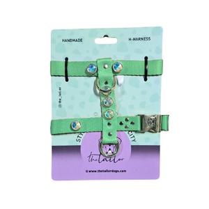 Swarovski Taşlı Metal Klipsli Göğüs Tasması Turkuaz