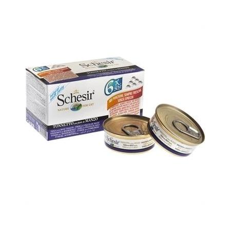 Tam ve Dengeli Ton Balığı ile Dana Etli Jöle İçinde Kedi Konservesi 6*50gr