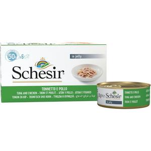 Tam ve Dengeli Ton Balığı ile Tavuklu Jöle İçinde Kedi Konservesi 6*50gr