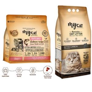 Somon Balıklı Yavru ve Anne Kediler İçin Temel İhtiyaç Paketi