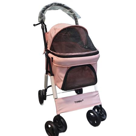 Tommy Evcil Hayvan Arabası 60x42,5x89,5 Pembe Max 15 Kg BL07PK