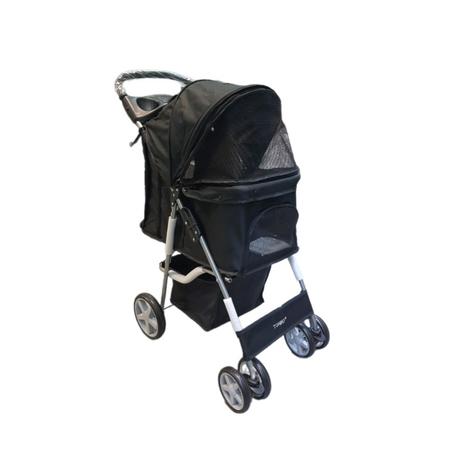 Tommy Evcil Hayvan Arabası 82x46x99cm Siyah Max 15 Kg SP02BK