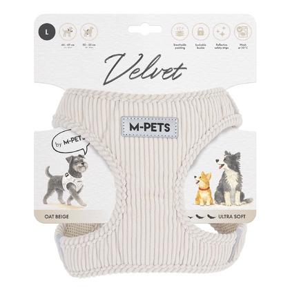 Velvet Dog Göğüs Tasması Bej (L) 10861112