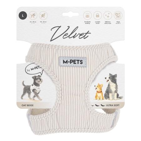 VELVET DOG GÖĞÜS TASMASI BEJ (L) 10861112