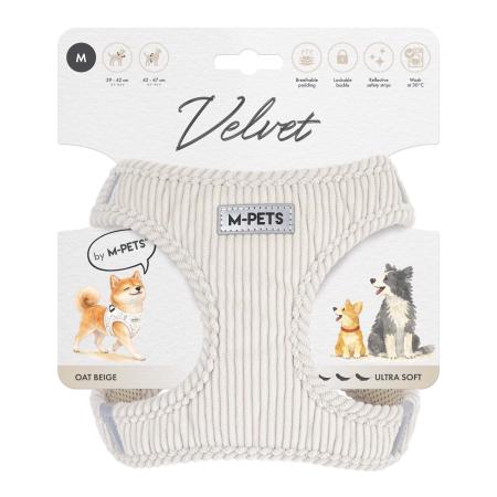 VELVET DOG GÖĞÜS TASMASI BEJ (M) 10860812