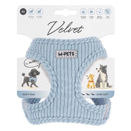 VELVET DOG GÖĞÜS TASMASI BLUE (XS) 10859099