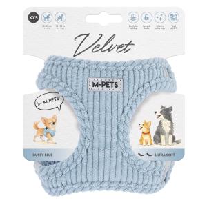 VELVET DOG GÖĞÜS TASMASI BLUE (XXS) 10858999