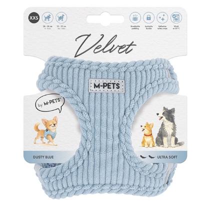VELVET DOG GÖĞÜS TASMASI BLUE (XXS) 10858999