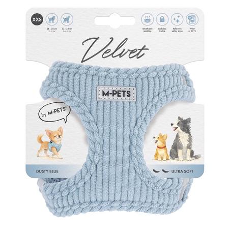 VELVET DOG GÖĞÜS TASMASI BLUE (XXS) 10858999