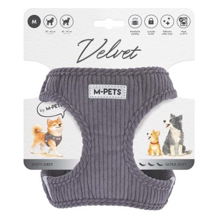 VELVET DOG GÖĞÜS TASMASI GRİ (M) 10860913