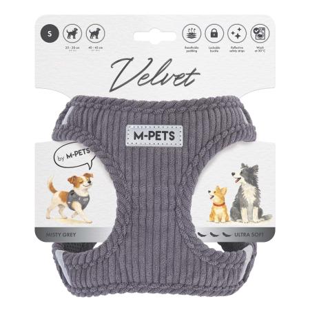 VELVET DOG GÖĞÜS TASMASI GRİ (S) 10860613