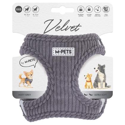 VELVET DOG GÖĞÜS TASMASI GRİ (XXS) 10860013