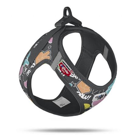 Vest Harness Curli Clasp Air-Mesh LE25 Comic Black XL-PN3517