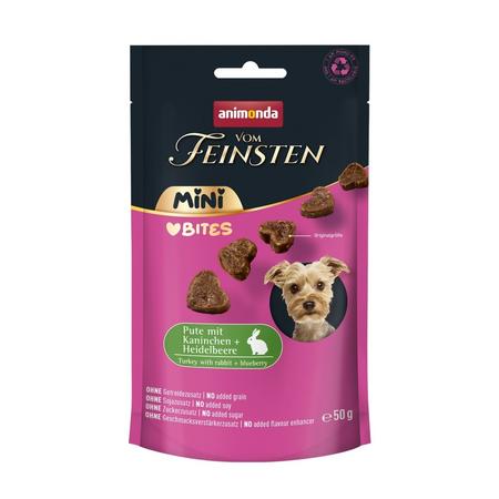 Vom  Feinsten Hindi Ve Tavşan Etli Yetişkin Mini Irk Köpek Ödül 50gr