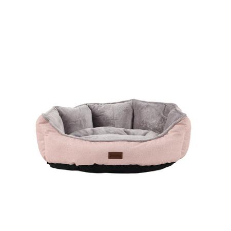 Woolart Sprit Model Kedi Köpek Yatağı Pudra Gri M