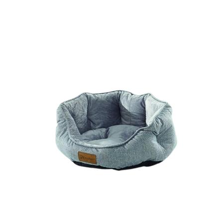 Woolart Sprit Model Kedi Köpek Yatağı Pudra Gri M
