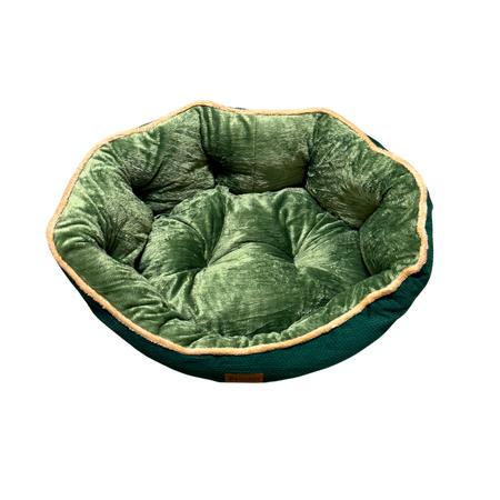 Woolart Sprit Model Kedi Köpek Yatağı Yeşil L